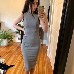 Mock neck dress